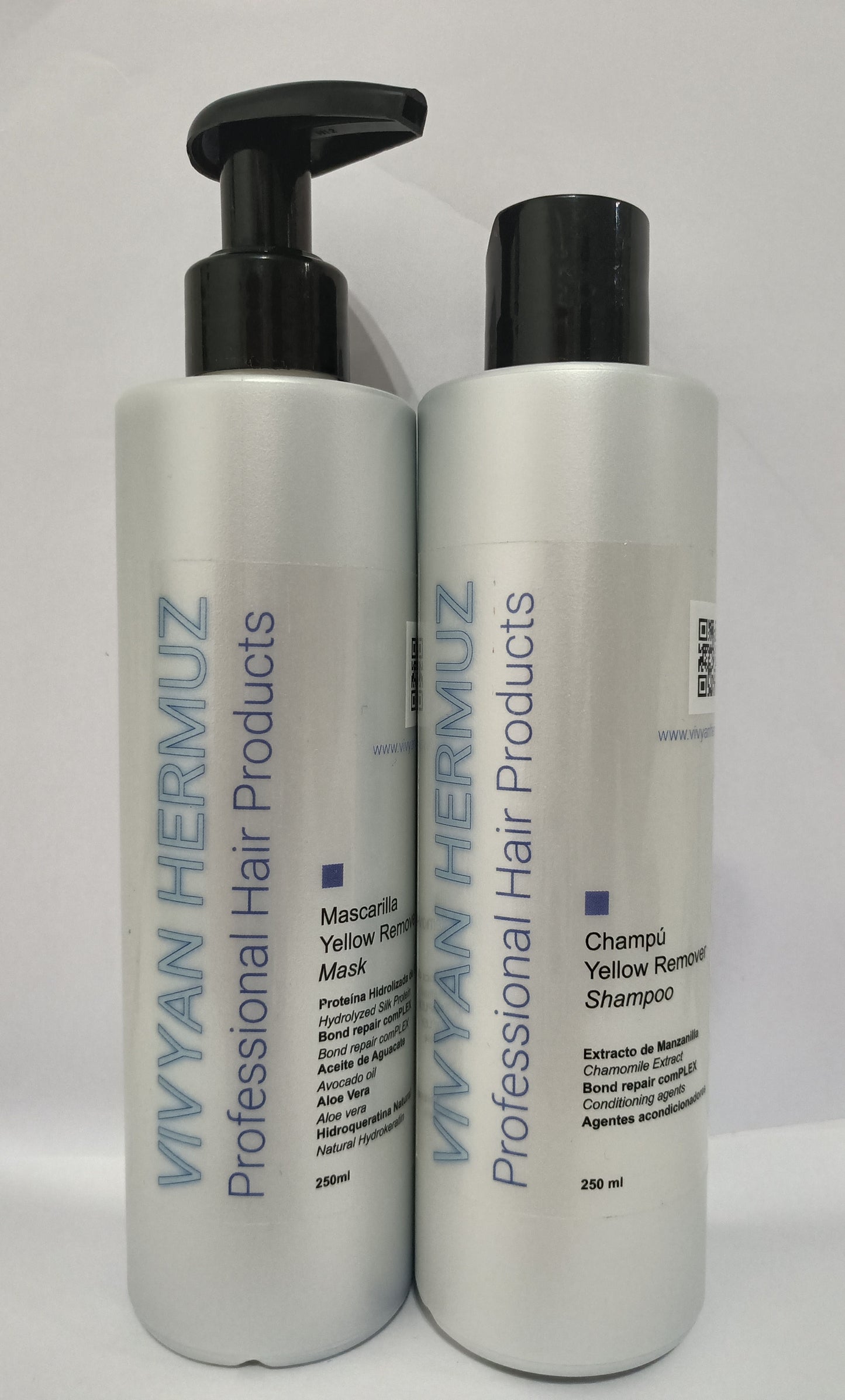 VIVYAN HERMUZ Professional Hair Products  Yellow Remover Shampoo + VIVYAN HERMUZ Professional Hair Products  Yellow Remover Mask