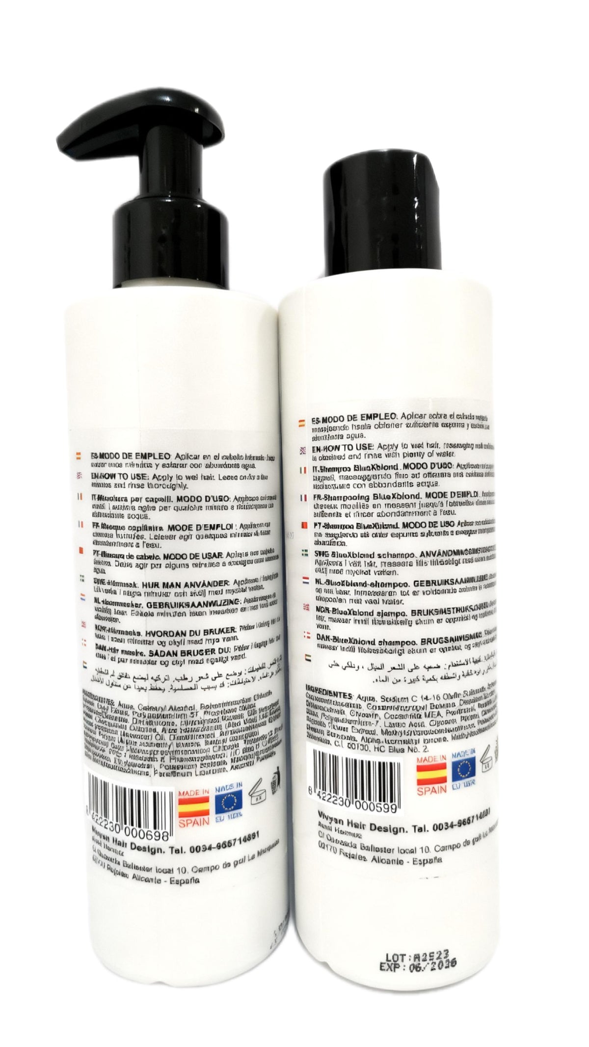VIVYAN HERMUZ Professional Yellow Remover Duo – Shampoo + Mask (For White, Grey, Blonde & Highlighted Hair)